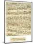 Letter from Desiderius Erasmus to Nicholas Everaerts, 24th December 1525-Desiderius Erasmus-Mounted Giclee Print