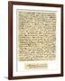 Letter from Desiderius Erasmus to Nicholas Everaerts, 24th December 1525-Desiderius Erasmus-Framed Giclee Print