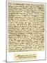 Letter from Desiderius Erasmus to Nicholas Everaerts, 24th December 1525-Desiderius Erasmus-Mounted Giclee Print
