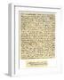 Letter from Desiderius Erasmus to Nicholas Everaerts, 24th December 1525-Desiderius Erasmus-Framed Giclee Print