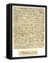 Letter from Desiderius Erasmus to Nicholas Everaerts, 24th December 1525-Desiderius Erasmus-Framed Stretched Canvas