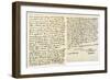 Letter from Edmund Burke to John Douglas, 31st July 1791-Edmund Burke-Framed Giclee Print