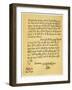 Letter from Edward Gibson to His Aunt, Hester Gibson, 30th June 1788-Edward Gibson-Framed Giclee Print