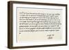 Letter from Edward VI to His Uncle, Edward Seymour, 18th September 1547-null-Framed Giclee Print