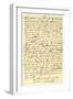 Letter from Emperor Charles V of Spain to Queen Mary of England, 1555-null-Framed Giclee Print