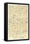 Letter from Emperor Charles V of Spain to Queen Mary of England, 1555-null-Framed Stretched Canvas