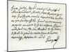 Letter from George II to the Duke of Newcastle, 1759, published in 'Leisure Hour', 1891-null-Mounted Giclee Print