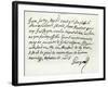 Letter from George II to the Duke of Newcastle, 1759, published in 'Leisure Hour', 1891-null-Framed Giclee Print