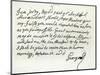 Letter from George II to the Duke of Newcastle, 1759, published in 'Leisure Hour', 1891-null-Mounted Giclee Print