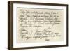 Letter from George III to grandfather the King, 23rd June 1749, published in 'Leisure Hour', 1891-null-Framed Giclee Print