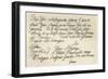 Letter from George III to grandfather the King, 23rd June 1749, published in 'Leisure Hour', 1891-null-Framed Giclee Print