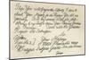 Letter from George III to grandfather the King, 23rd June 1749, published in 'Leisure Hour', 1891-null-Mounted Giclee Print