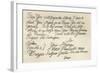 Letter from George III to grandfather the King, 23rd June 1749, published in 'Leisure Hour', 1891-null-Framed Giclee Print