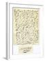 Letter from George Villiers, Duke of Buckingham, to James I, 25th April 1623-George Villiers Buckingham-Framed Giclee Print