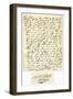 Letter from George Villiers, Duke of Buckingham, to James I, 25th April 1623-George Villiers Buckingham-Framed Giclee Print