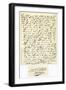 Letter from George Villiers, Duke of Buckingham, to James I, 25th April 1623-George Villiers Buckingham-Framed Giclee Print