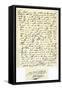 Letter from George Villiers, Duke of Buckingham, to James I, 25th April 1623-George Villiers Buckingham-Framed Stretched Canvas