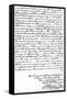Letter from George Washington to the Earl of Buchan Stating the Principles for Future American…-null-Framed Stretched Canvas
