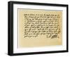 Letter from Grant, as Edward Spenser to One Mchenry, C1589-Edward Spenser-Framed Giclee Print