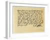 Letter from Grant, as Edward Spenser to One Mchenry, C1589-Edward Spenser-Framed Giclee Print