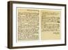 Letter from Henry St John to George Clarke, 27th June 1715-Henry St John-Framed Giclee Print