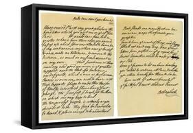 Letter from Henry St John to George Clarke, 27th June 1715-Henry St John-Framed Stretched Canvas