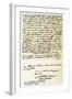 Letter from James Boswell to Edmond Malone, 13th April 1795-James Boswell-Framed Giclee Print