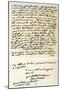 Letter from James Boswell to Edmond Malone, 13th April 1795-James Boswell-Mounted Giclee Print