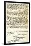 Letter from James Boswell to Edmond Malone, 13th April 1795-James Boswell-Framed Giclee Print