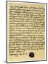 Letter from James Edward Stuart to Simon Fraser, Lord Lovat, St Germains, 3rd May 1703-James Stuart-Mounted Giclee Print