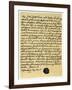 Letter from James Edward Stuart to Simon Fraser, Lord Lovat, St Germains, 3rd May 1703-James Stuart-Framed Giclee Print