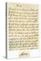 Letter from James II to His Brother-In-Law, Lawrence Hyde, Late 17th Century-null-Stretched Canvas