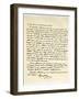 Letter from Jean Jaques Rousseau, 15th July 1764-Jean-Jacques Rousseau-Framed Giclee Print