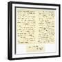 Letter from John Bright to Colonel Rathbone, 23rd January 1861-John Bright-Framed Giclee Print