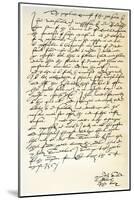 Letter from John Knox to Sir Nicholas Throgmorton, 6th August 1561-John Knox-Mounted Giclee Print