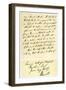 Letter from John Russell to Edward Maltby, Bishop of Durham, 4th November 1850-John Russell-Framed Giclee Print