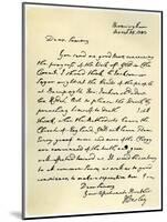 Letter from John Wesley to Samuel Bradburn, 25th March 1783-John Wesley-Mounted Giclee Print