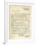 Letter from John Wesley to Samuel Bradburn, 25th March 1783-John Wesley-Framed Giclee Print