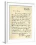 Letter from John Wesley to Samuel Bradburn, 25th March 1783-John Wesley-Framed Giclee Print