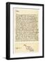 Letter from Jonathan Swift to Henrietta Howard, 21st November 1730-Jonathan Swift-Framed Giclee Print