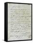 Letter from Joseph Bonaparte Antony Padua Carcopino-null-Framed Stretched Canvas