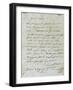 Letter from Joseph Bonaparte Antony Padua Carcopino-null-Framed Giclee Print