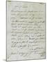 Letter from Joseph Bonaparte Antony Padua Carcopino-null-Mounted Giclee Print