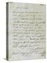 Letter from Joseph Bonaparte Antony Padua Carcopino-null-Stretched Canvas