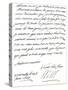Letter from Louis Xiv to Mary of Modena, Congratulating Her on the Birth of a Prince, James…-null-Stretched Canvas