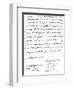 Letter from Louis Xiv to Mary of Modena, Congratulating Her on the Birth of a Prince, James…-null-Framed Giclee Print