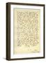 Letter from Martin Luther to Thomas Cromwell, 9th April 1536-Martin Luther-Framed Giclee Print