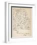 Letter from Mary Queen of Scots, She Signs Herself Marie-null-Framed Art Print