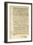 Letter from Mary Queen of Scots to Queen Elizabeth I, Sheffield, 29 October 1571-null-Framed Giclee Print