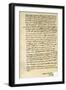 Letter from Mary Queen of Scots to Queen Elizabeth I, Sheffield, 29 October 1571-null-Framed Giclee Print